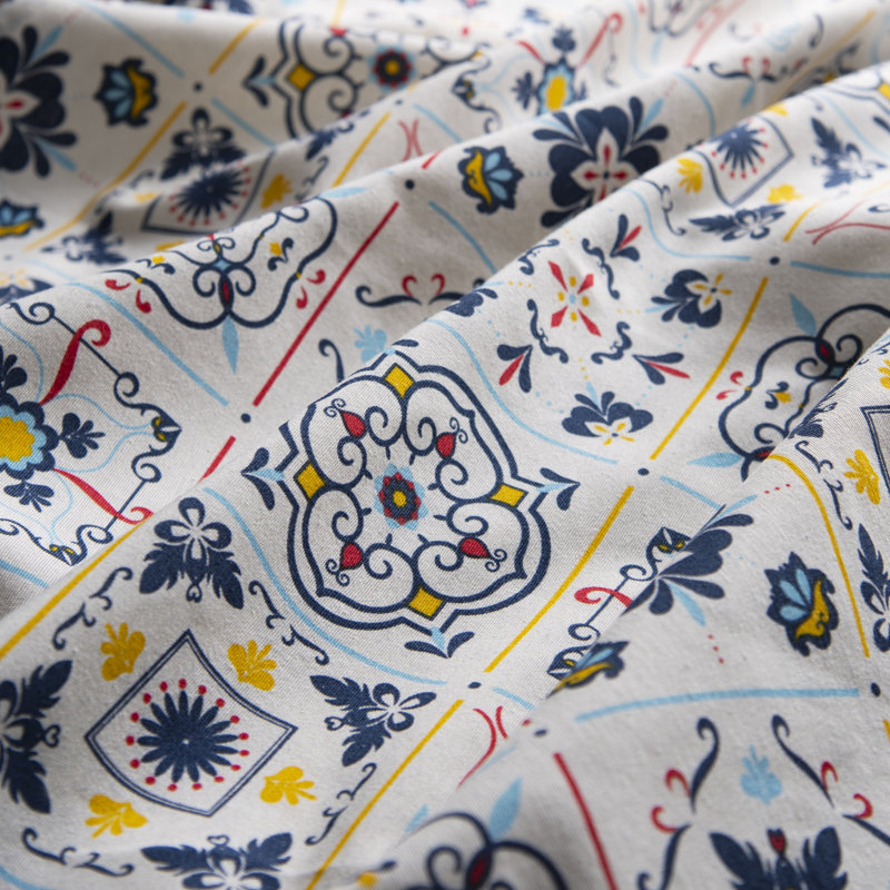 Excelsa Vietri Color Tablecloth 140X240 Cm, 140cm W x 180cm L