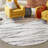 Abrahams Striped Indoor Rug-851040878