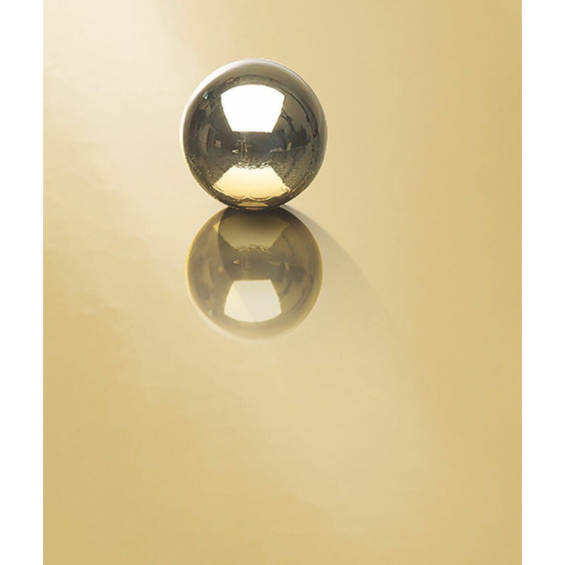 4 pi x 8 pi Feuille d'aluminium stratifiée - (32 pieds carrés / feuille), Laiton poli