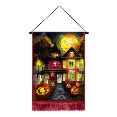 NFL San Francisco 49Ers LED Tapestry Halloween | 24 x 18 In