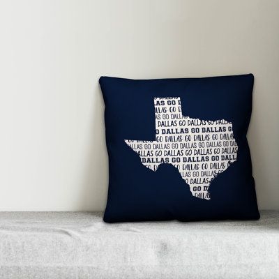 Texas Go Team Throw Pillow