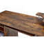 Bureau d'ordinateur en bois massif, table de bureau avec lecteur pour ordinateur personnel, tablettes de rangement et classeur, deux tiroirs, plateau pour unité centrale de traitement, tablette utilisée pour la plantation, simple, HPS