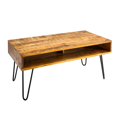 Abancourt Four Leg Coffee Table with Storage