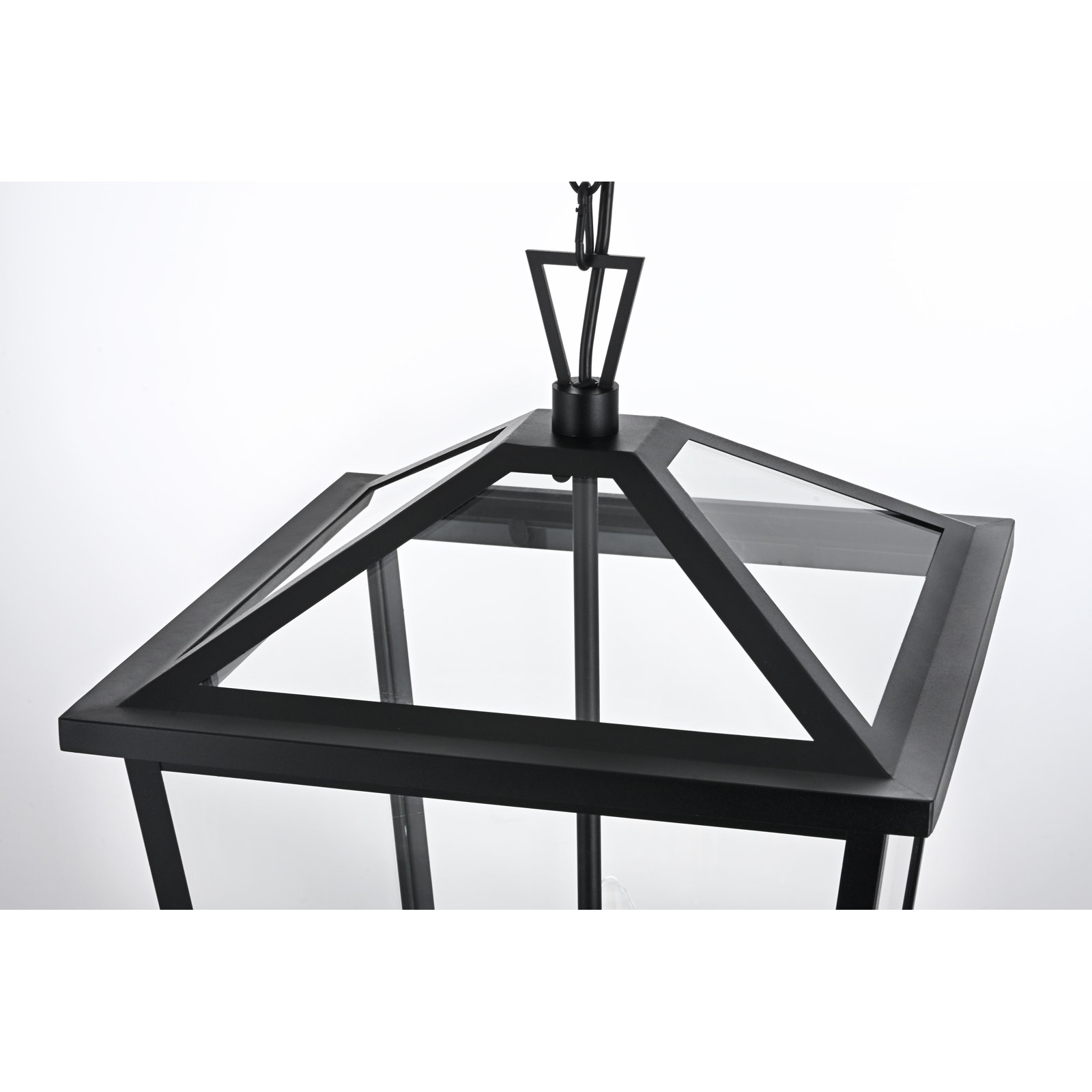 Outdoor Pendant Light, 22" H x 14" W x 14" D