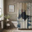 Rideau de douche abstrait Fydry-1850919909