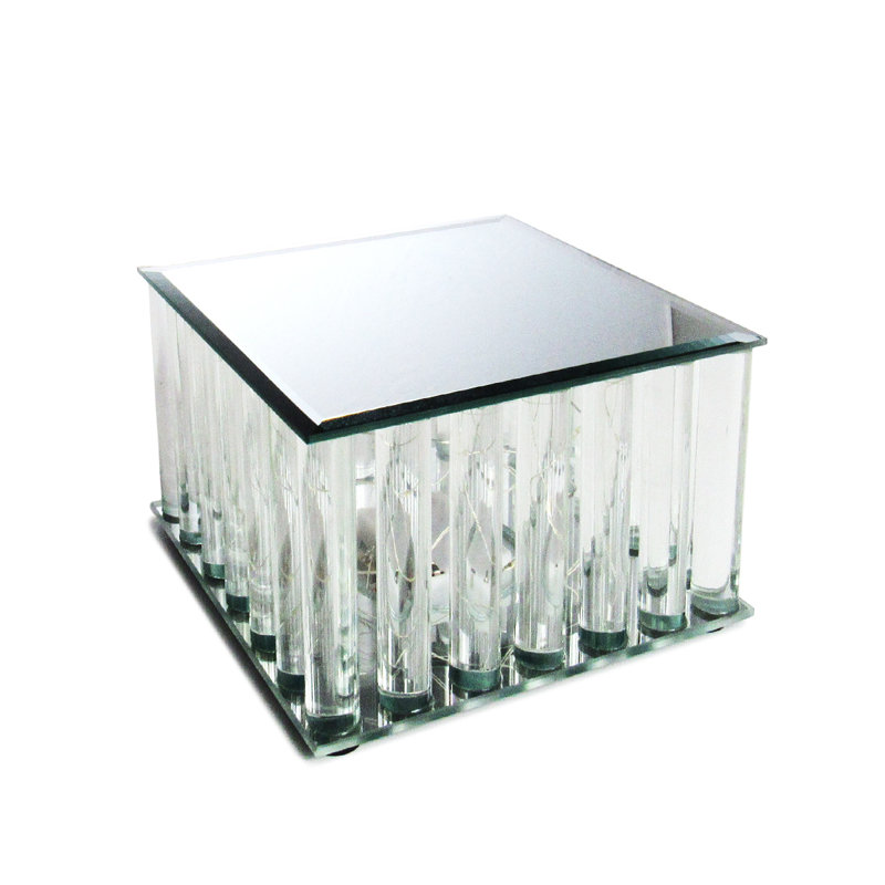 Présentoir à gâteaux lumineux avec miroir Abdrahman