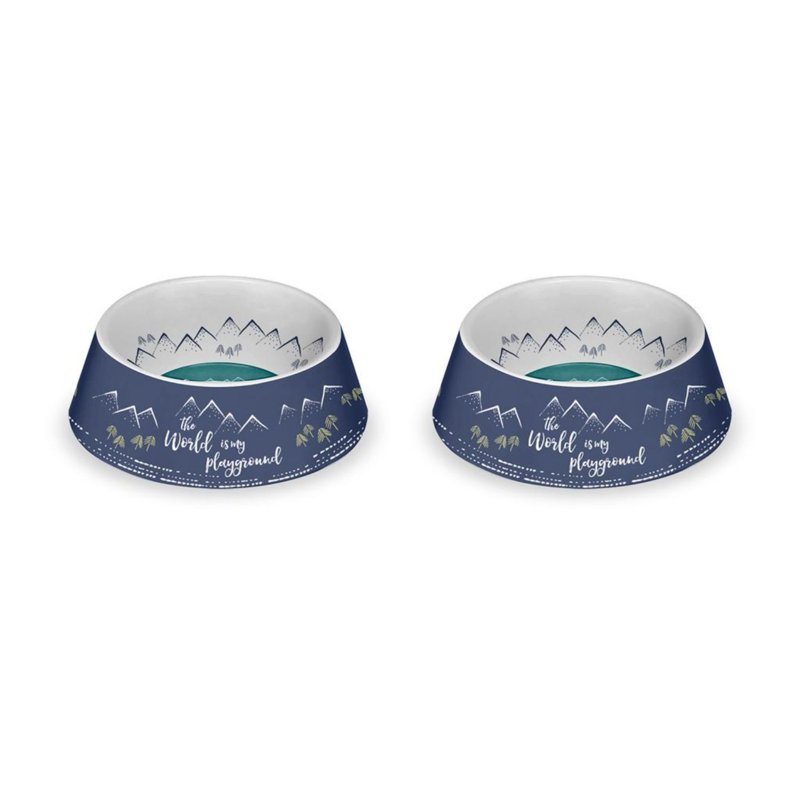 Playground Anti-Skid Pet Bowl, Medium (3 cups / 24 fluid oz), 2.5"