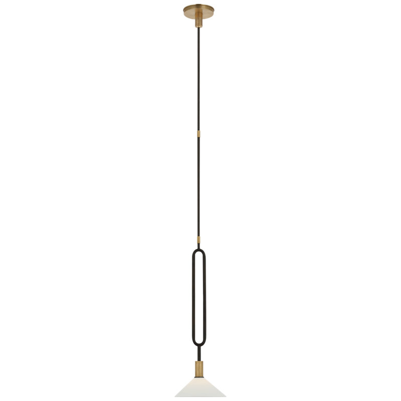 Argo 1 - Light Pendant, Warm Iron/Antique Brass