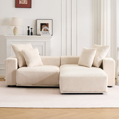 Canapé modulaire modulaire avec repose-pieds amovible