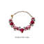 Collier ajustable pour animal de compagnie avec strass en cristal, 7,09 à 11,02 pouces, rose-131214206