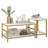 Coffee Tables Set Of 2, 2-Rier Rectangle And Round Coffee Table With Storage Shelves, Faux Marble Top And Steel Frame, Sofa Side Table For Living Room, White
