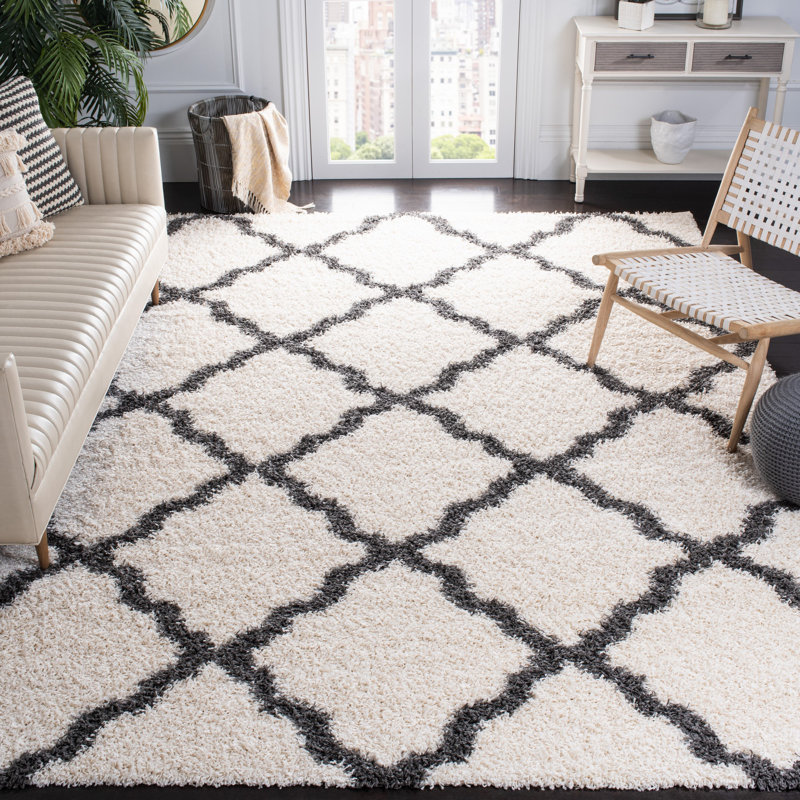 Sgd-Katia Shag Performance Geometric Rug, Rectangle 10' x 14'