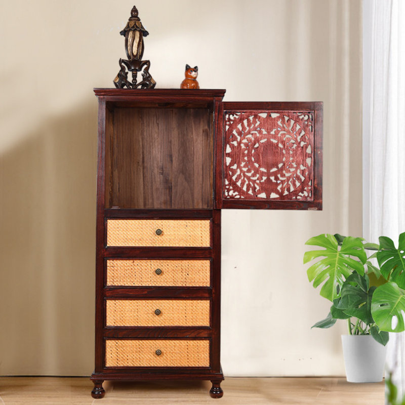 Solid Wood Accent Cabinet