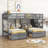 Enissa Full Over Twin & Twin 7 Drawers L-Shaped Bunk Beds-977861483