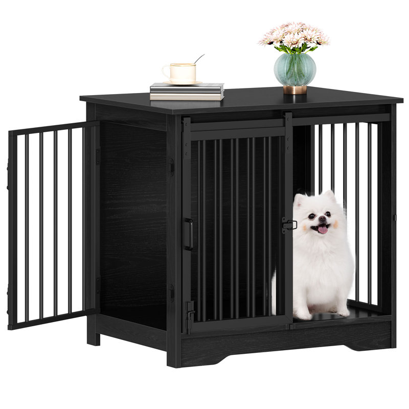 Cage pour chien Dawyne, Noir, H 25,4 po x l 27,2 po x P 19,3 po