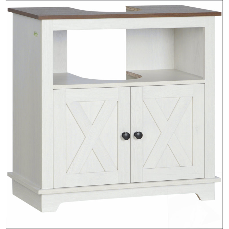 Armoire de salle de bain sous-lavabo kleankin Farmhouse