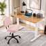 Bureaux réglables en hauteur avec chaise de bureau pivotante en similicuir
