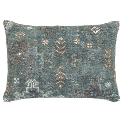 Tessa Chenille Knife Edge Textured Throw Pillow