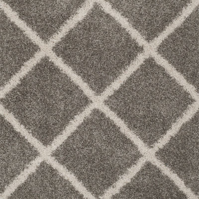 Darrol Performance Geometric Rug, Rectangle 4' x 6', Plush 1.2"
