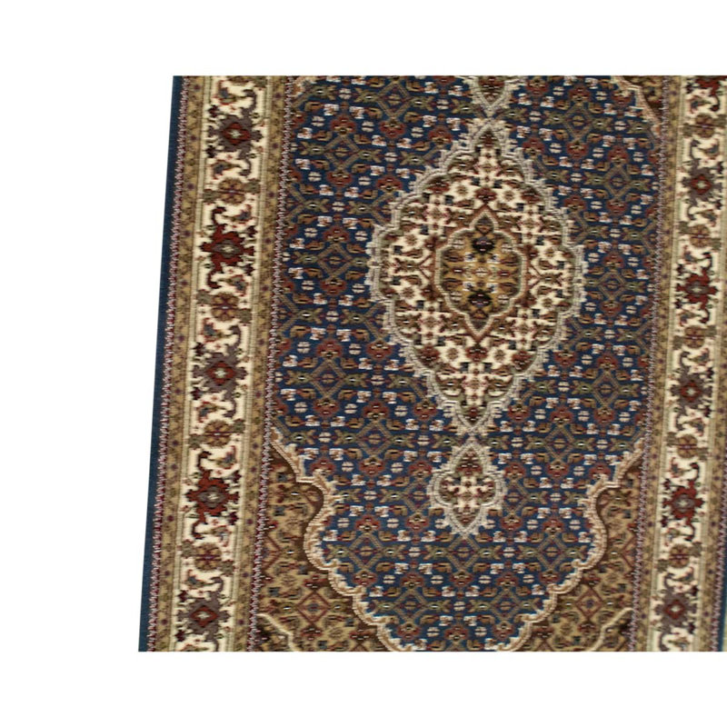 Hand Woven Cotton and Wool Oriental Area Rug
