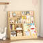 Bibliothèque pour enfants et rangement pour jouets, étagère à livres multifonctionnelle en bois pour enfants avec présentoir dans la chambre de jeux pour enfants, enfants, tout-petits-977043151