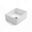 30 inch White Ceramic Farmhouse Kitchen Sink with Deep Apron Front Undermount Design