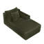 Chaise longue avec tissu en velours et porte-gobelet-685938496