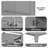 30" Multi-functional Grey Bathroom Vanity with Sink, Doors & Drawer, Solid Frame & MDF Board-1098790738