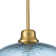 Luminaire suspendu suspendu 1 lumière en verre grainé 1 lumière