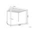 Roseleen 2.5m x 3m Metal Pergola-2044656166