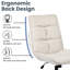 Modern Upholstered Chair for Children - Suede Brown or Beige, 360° Swivel with Tufted Backrest for Bedrooms or Playrooms-109024318