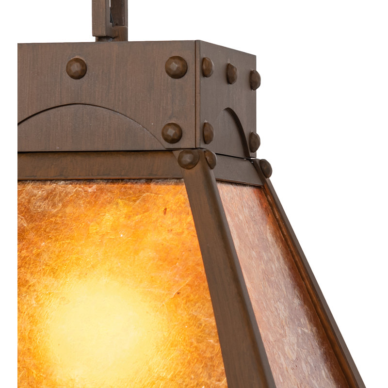 Luminaire suspendu 10 po de large Ferro