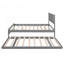 Lit plateforme double avec lit gigogne réglable-81318149