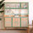 Nordic Red Oak Multifunctional Food Cabinet