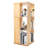 3-tier 38.19"H X 15.75"W / 4-tier 50"H X 15.75"W Corner Rotating Bookcase-1134628985-1134628991