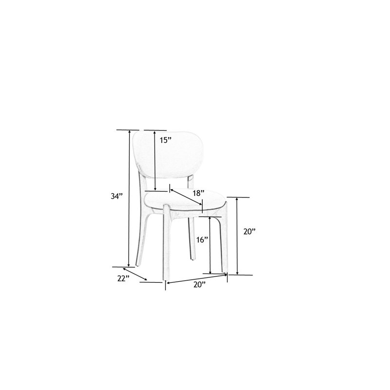 Melonie Modern Dining Chair
