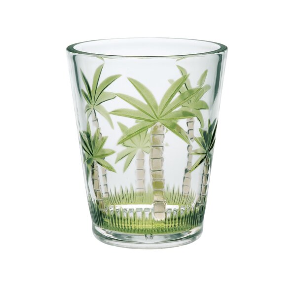 Godinger Shannon Crystal South Beach Embossed Palm Martini Glasses Set of 2  in 2023
