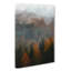 Misty Forest In The Autumn In Abstract - Wrapped Canvas-55309362