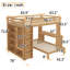 Queen Over Twin Wood Bunk Bed-425300027