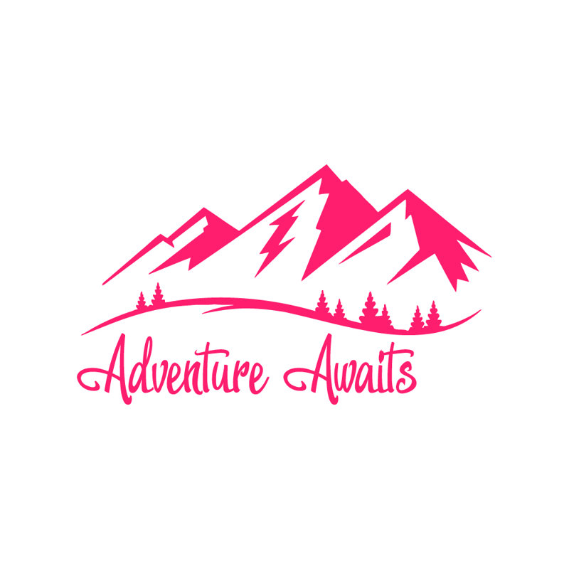 Adhésif décoratif aventure, Rose vif