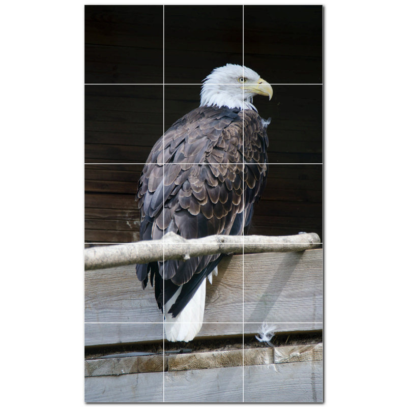 Murale décorative en céramique 4,25 po x 4,25 po
