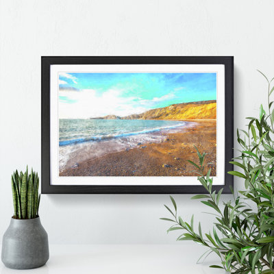 Worbarrow Bay in Dorset - Picture Frame Graphic Art