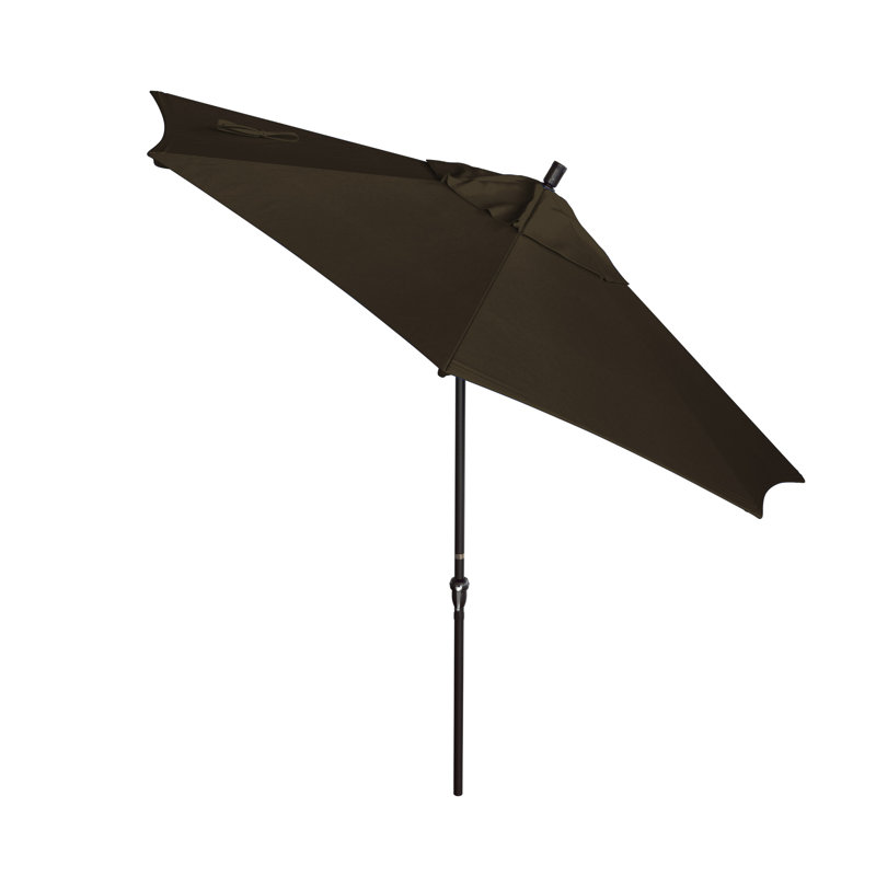 Parasol de marché 108 po Aaltinus, Toile performance moka