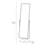Continuum Rectangle Floor Mirror-91955485