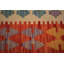 Tapis oriental géométrique All-Over Kilim 9 x 12