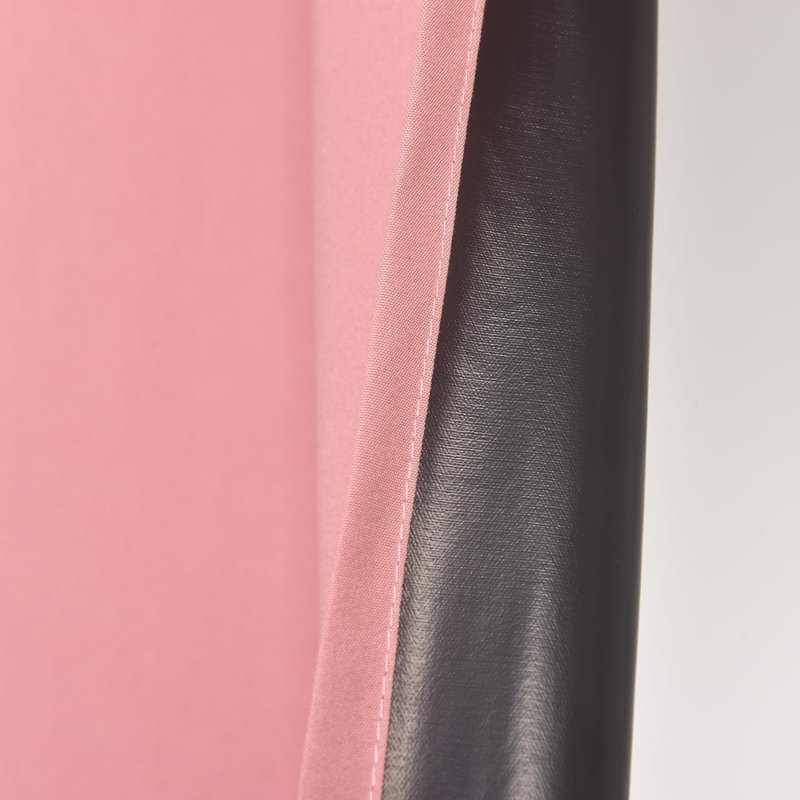 Two‑Panel Blackout Short Curtains, Pink