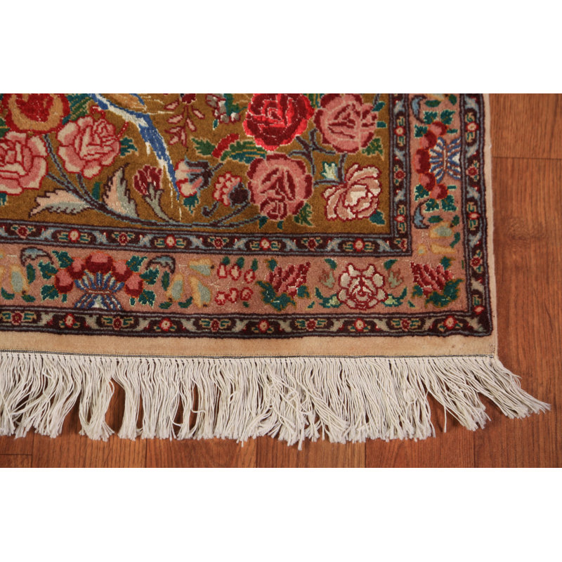 Tapis traditionnel motif animaux à teinture végétale 7 x 10