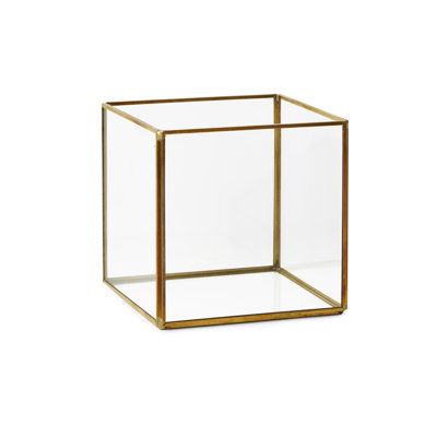 5'' H Glass Lantern