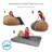 CordaRoy's Faux Fur Convertible Bean Bag Chair-87325622-87284163