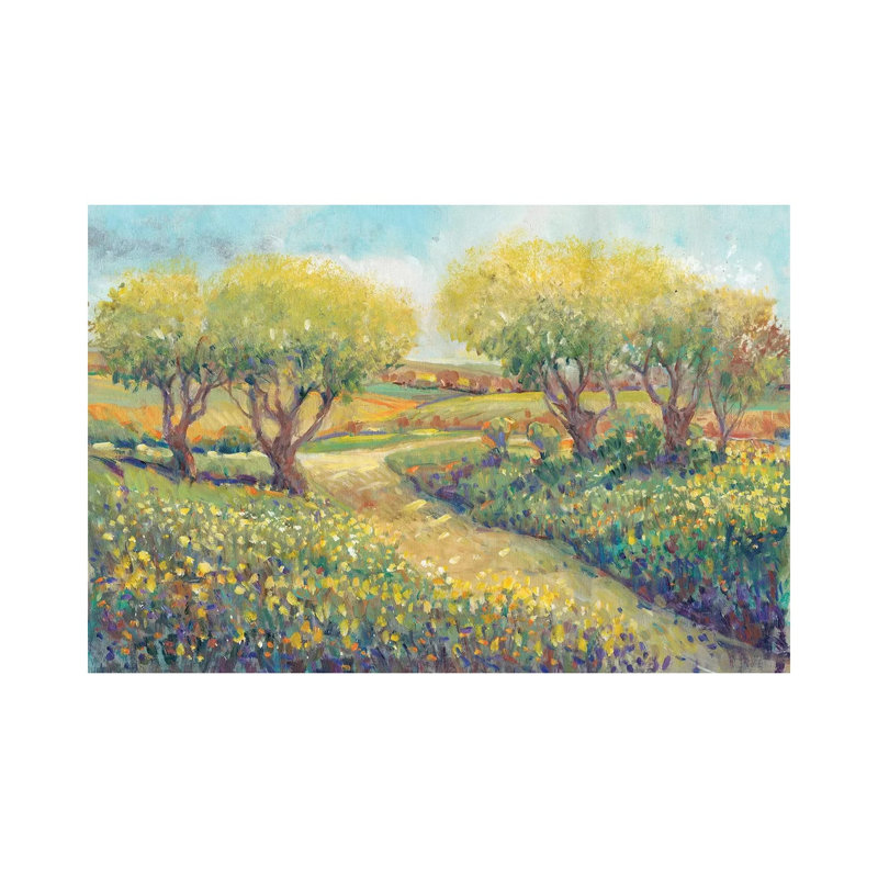 Garden Path II by Tim OToole - Gallery-Wrapped Canvas Giclée on Canvas, Canvas, 20.32 cm H x 30.48 cm W
